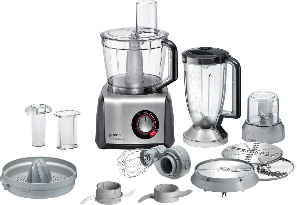 Bosch MC812M844 food processor 1250 W 3.9 L Black  Stainless steel