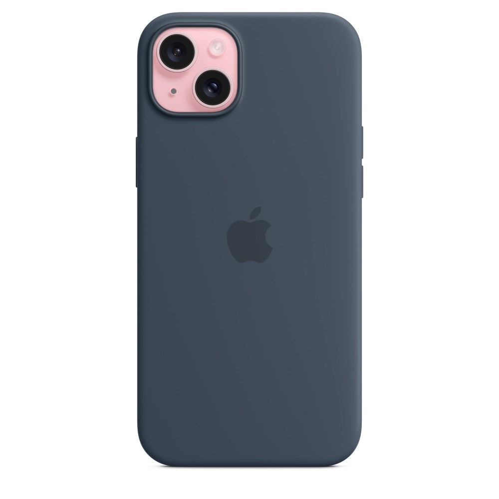 Apple Silicone Case Storm Blue with MagSafe for iPhone 15 Plus - MT123ZM/A