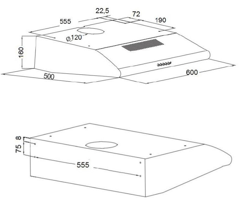 Akpo Cooker Hood WK-7 P-3060
