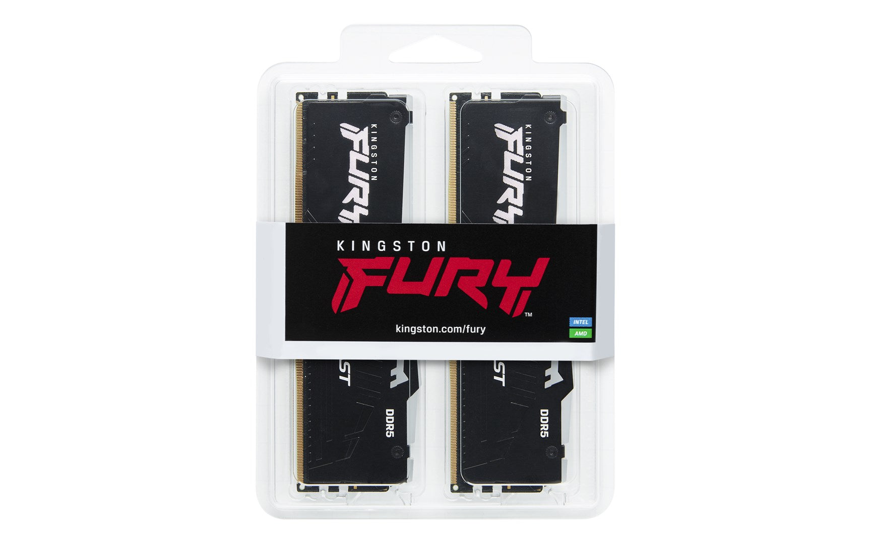 Kingston FURY Beast RGB - DDR5 - 32GB (2 x 16GB) - DIMM 288-PIN - 2800 MHz - CL40 - KF556C40BBAK2-32 PC5-44800