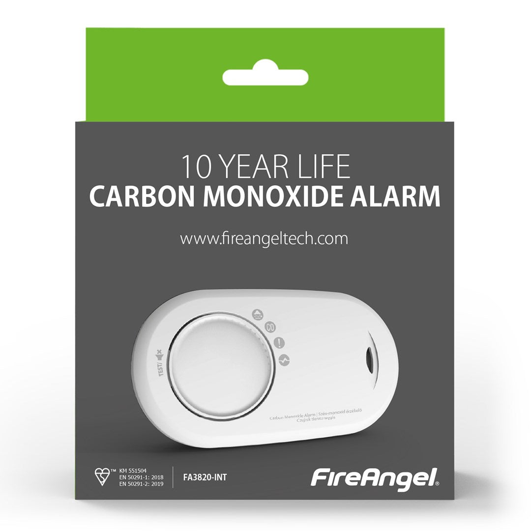 Carbon monoxide detector with built-in FA3820 battery