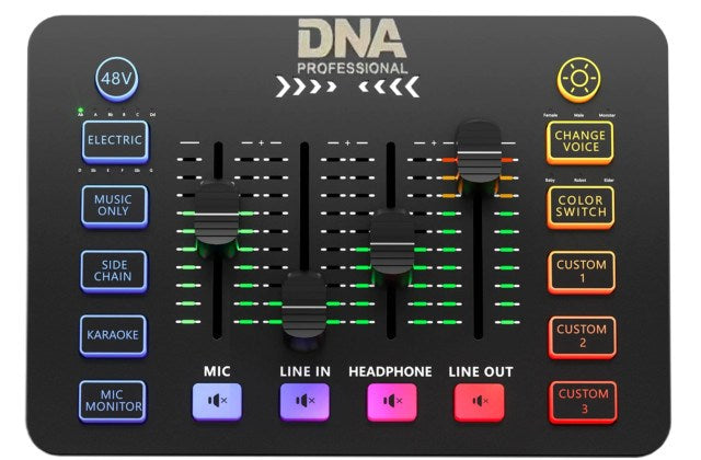 DNA SC ONE USB Audio Mixer Voice Changer Sound Effects