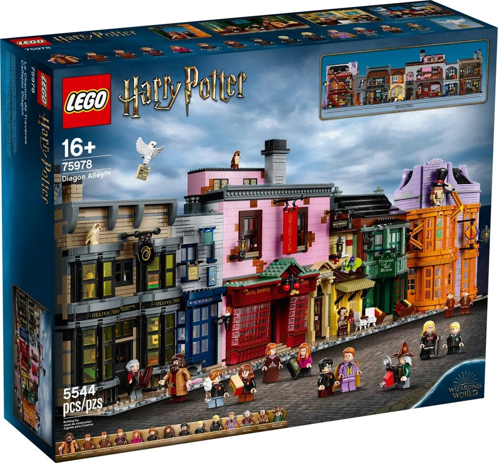 LEGO HARRY POTTER Diagon Alley Set 75978 - Magical Shopping Street