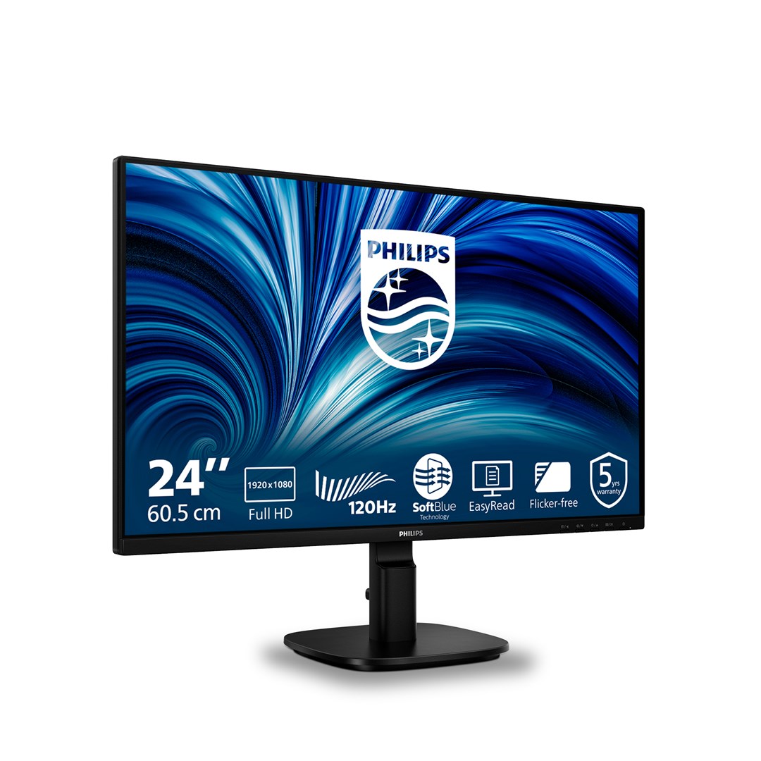 Philips 2000 series 24B2N2200/00 computer monitor 60.5 cm (23.8 ) 1920 x 1080 pixels Full HD LCD Black