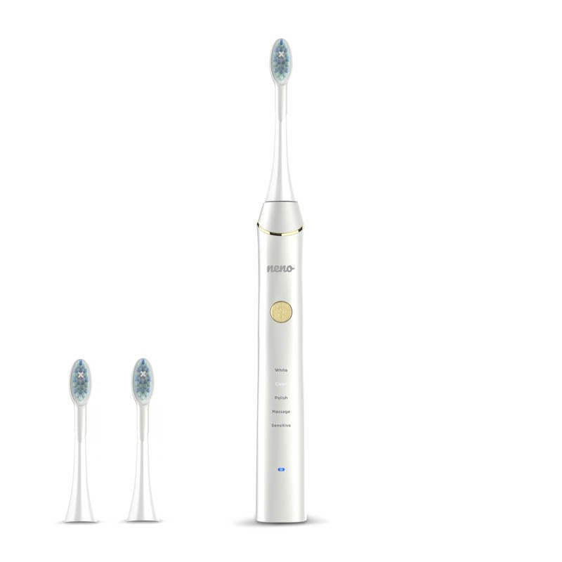neno NENO ORIONA WHITE Rotating-Oscillating Toothbrush 5 Modes Rechargeable