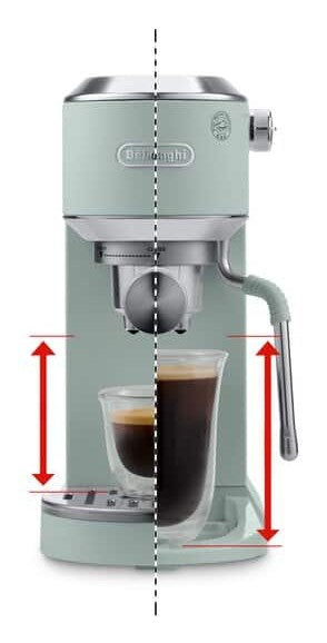 DeLonghi Dedica Style EC890.GR Espresso Machine 1.1 L