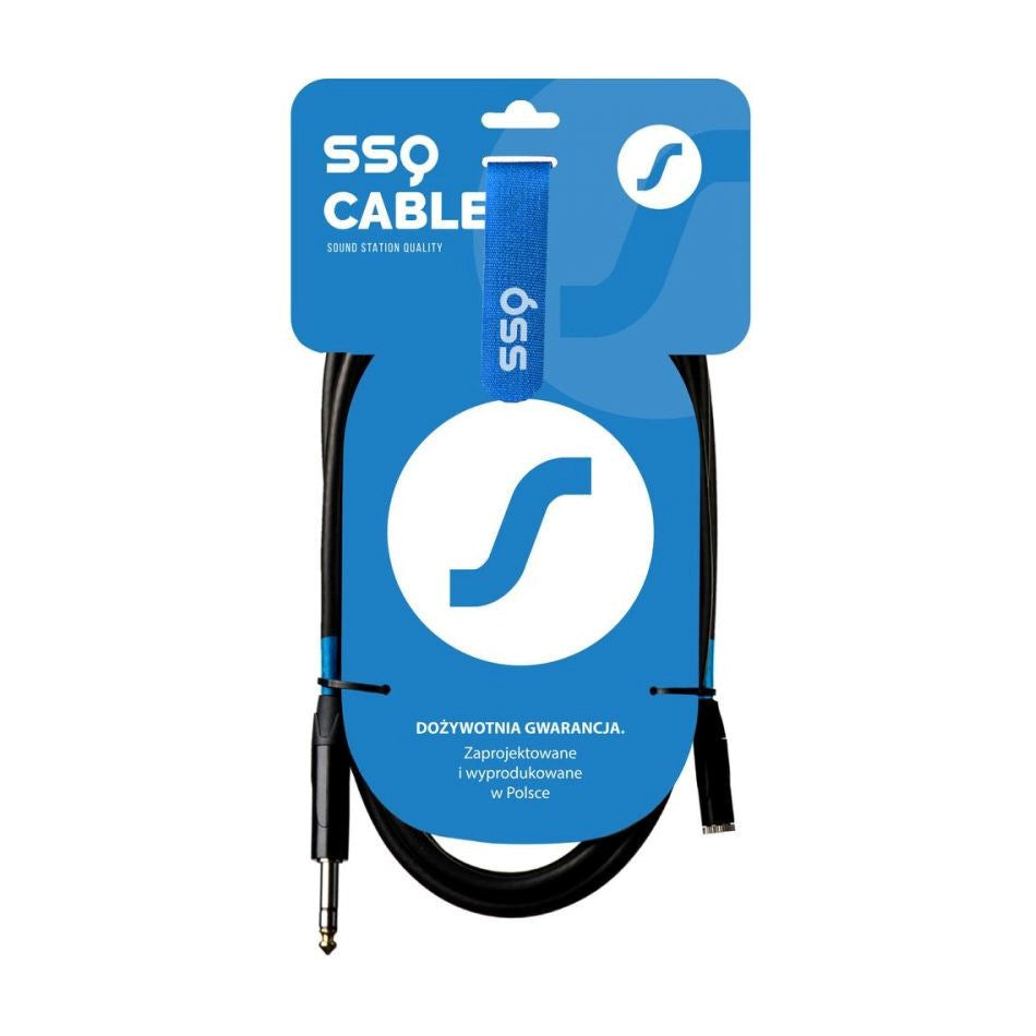 SOUND STATION QUALITY 3.5 mm to 6.3 mm Stereo Cable, 5 m - SS-2070