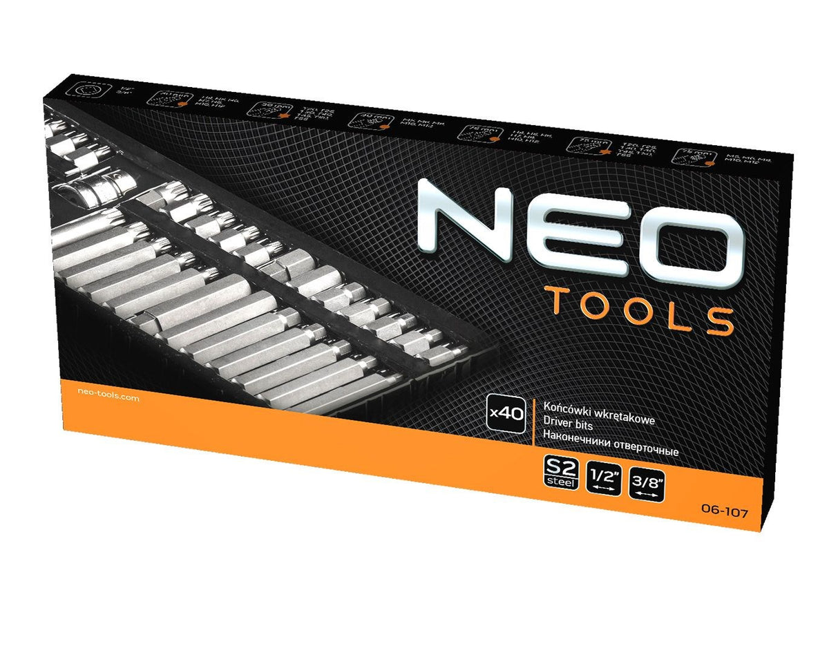 NEO TOOLS screwdriver bit set  40 pcs