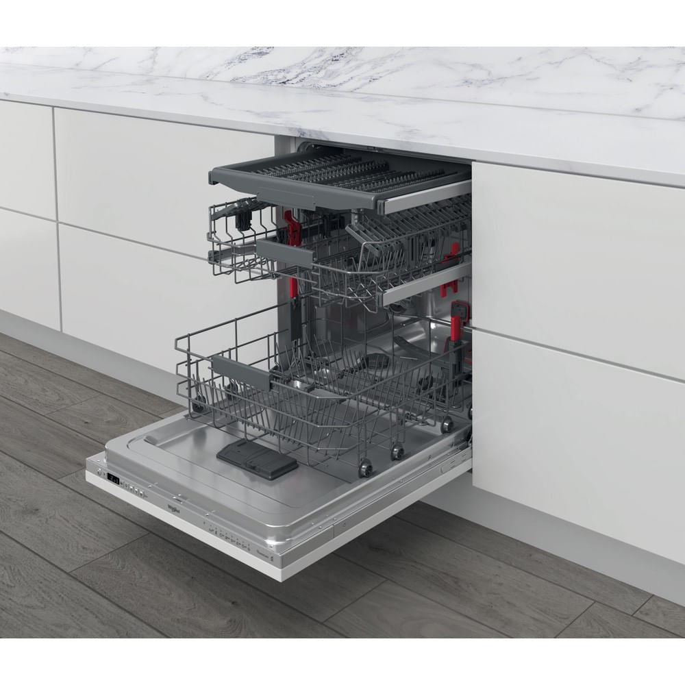 Whirlpool Fully Built-in Dishwasher WIC 3C33 PFE for 14 Place Settings