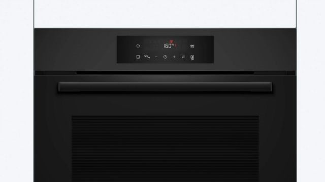 Piekarnik elektryczny BOSCH HBA572EM3 Serie 4 71 l | AirFry | pyroliza | termoobieg | czarny mat