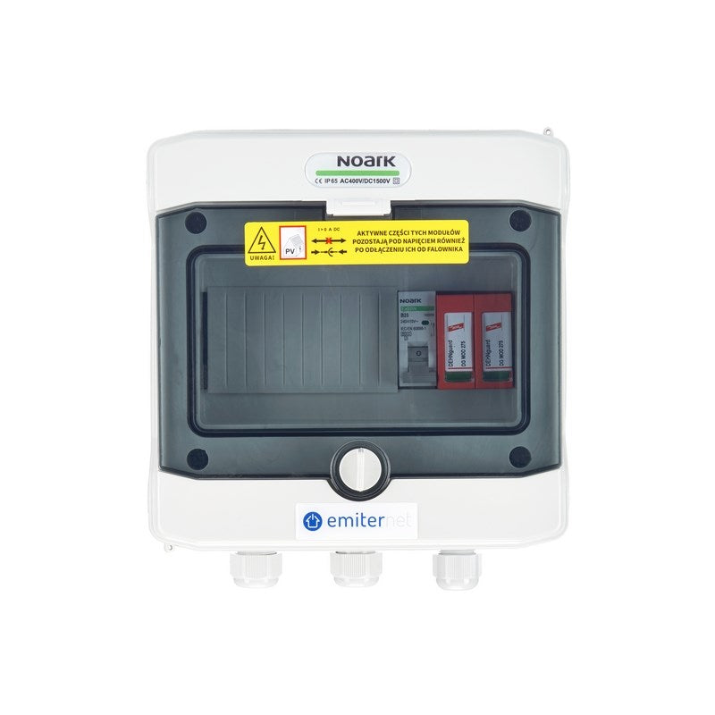 Switchgear attached AC Hermetic IP65 EMITTER With AC Dehn Type 2 Surge Arrester   20A 1-F