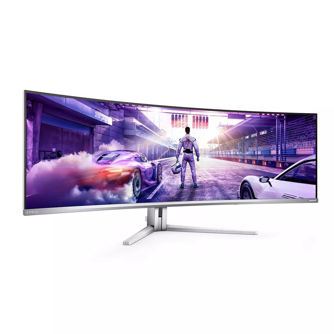 Philips Evnia 8000 49M2C8900/00 Monitor 48.9" 5120x1440 Dual QHD QD-OLED White