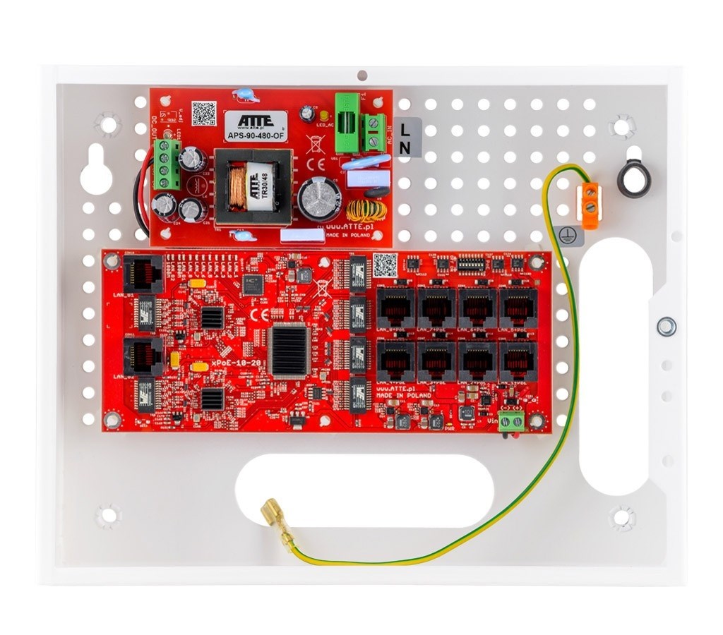 ATTE SWITCH IP-8-20-E FOR 8 IP CAMERAS