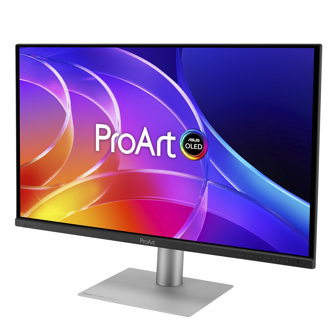 ASUS ProArt OLED PA279CDV computer monitor 67.3 cm (26.5 ) 3840 x 2160 pixels 4K Ultra HD QD-OLED Black  Silver