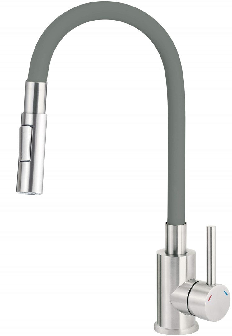 Deante Kitchen Faucet Bent Spout 2 Spray Modes
