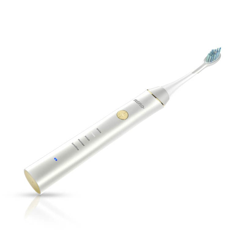 neno NENO ORIONA WHITE Rotating-Oscillating Toothbrush 5 Modes Rechargeable