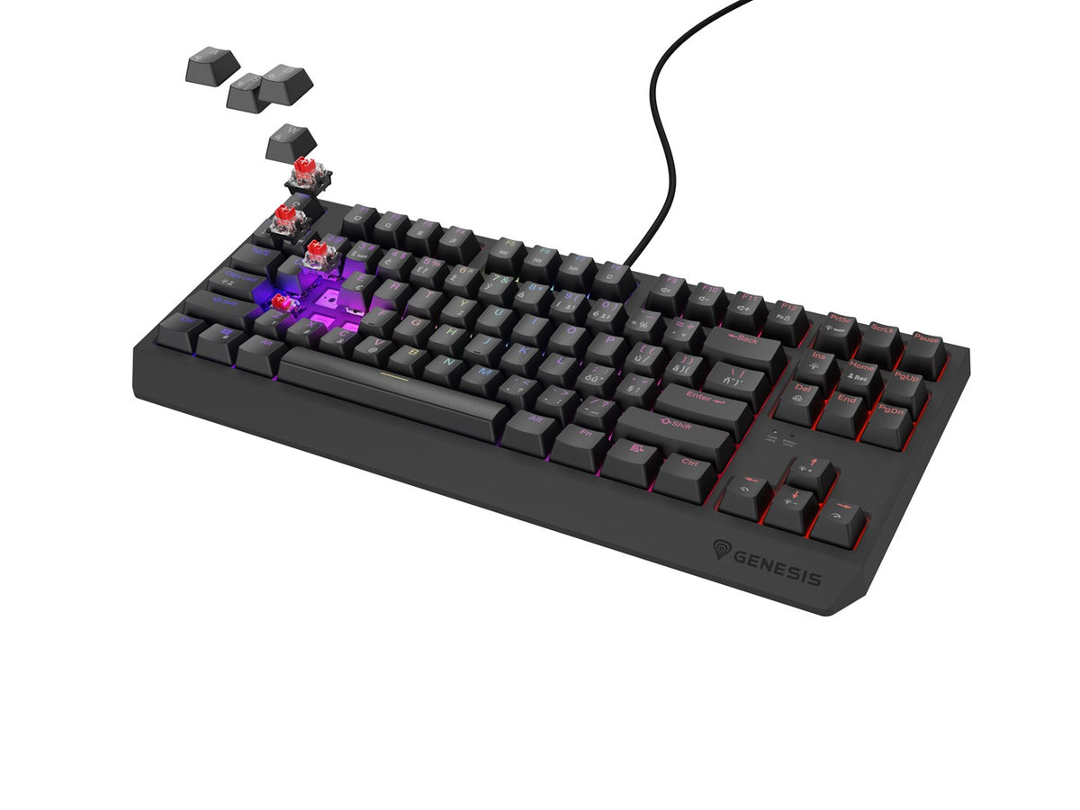 GENESIS Thor 230 TKL Keyboard Outemu Red RGB Backlight NKG-2209