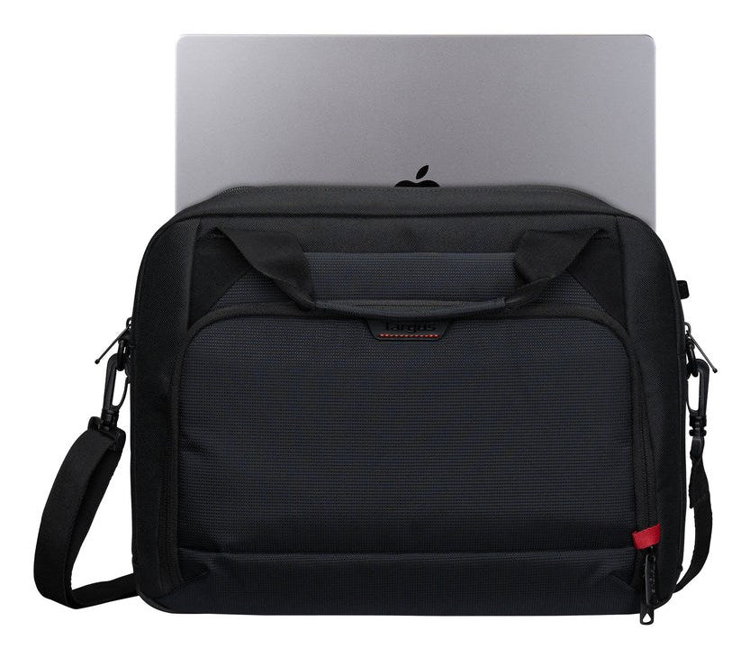 Targus EcoSmart 35.6 cm (14 ) Briefcase Black  Red