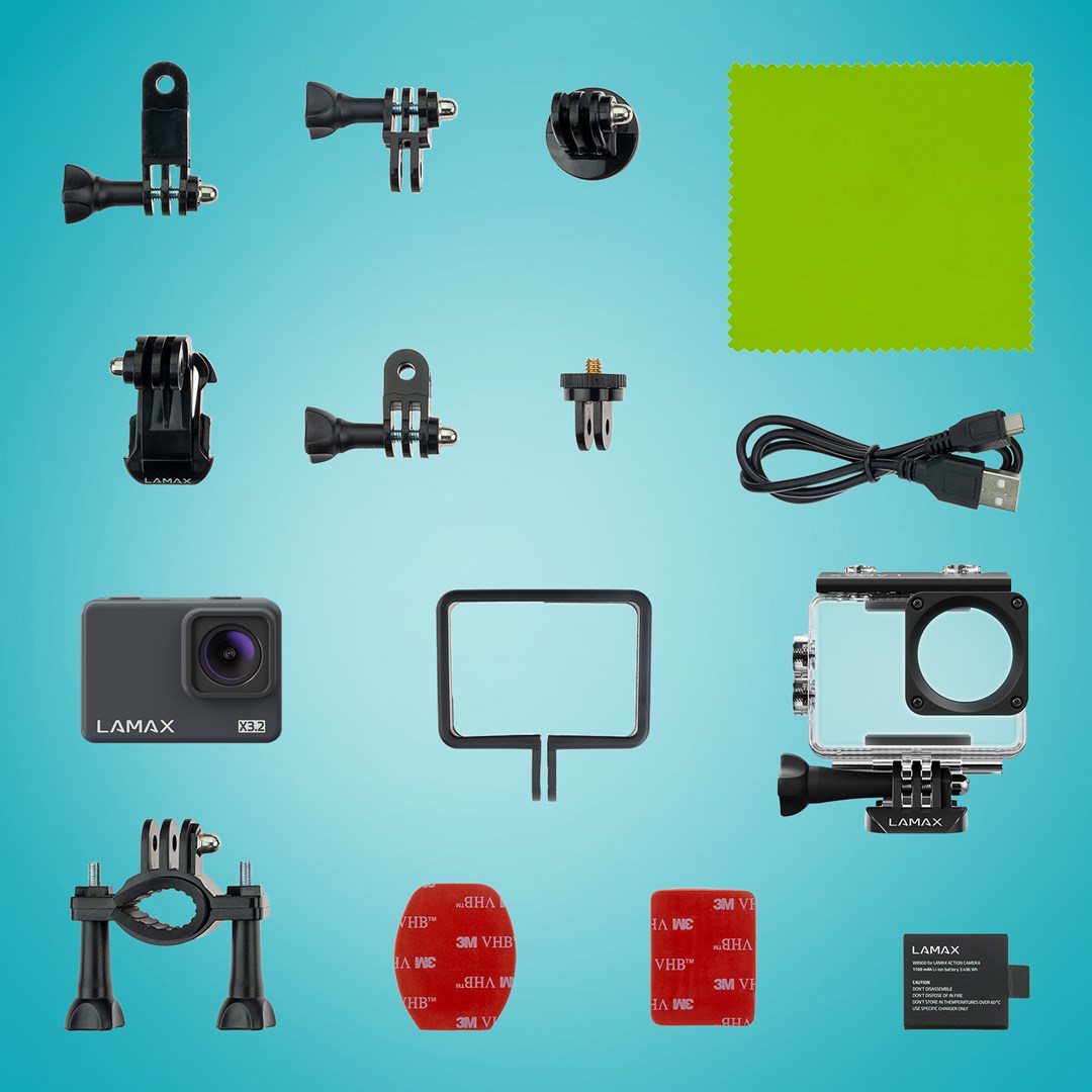 LAMAX X3.2 Action Camera 4K Ultra HD 420 g Model: LXCAMX32NNNGA