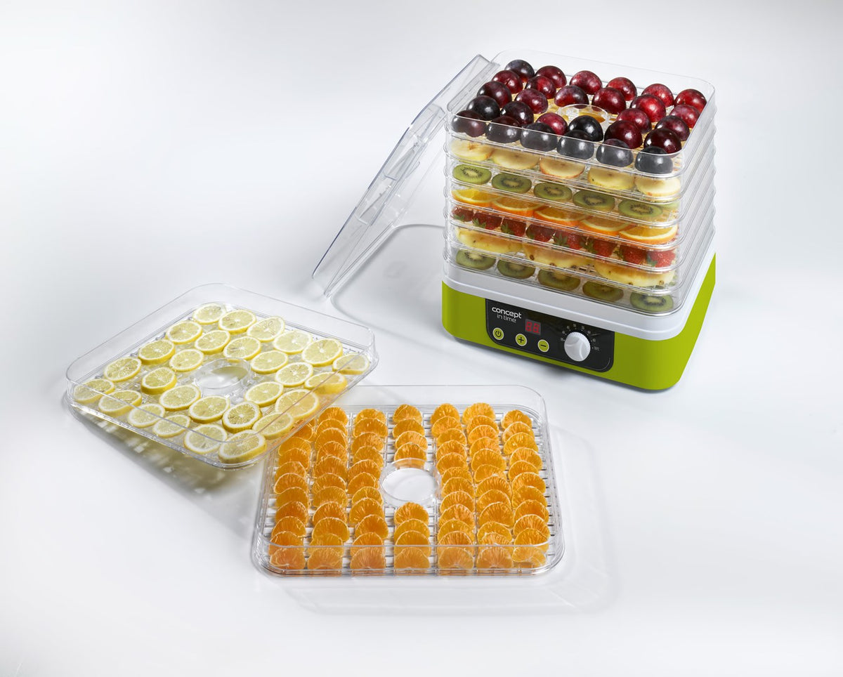 CONCEPT Food Dehydrator 245 W for Mushrooms, Vegetables, and Fruits SO-1060