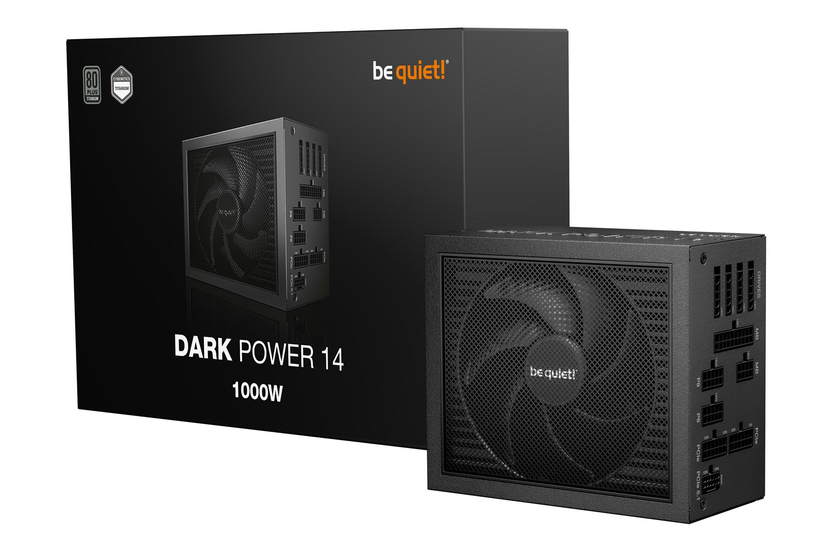 Be Quiet! DARK Power 14 1000W PSU - ATX 3.1 - 1x 12-Pin High Power GPU - 4x PCIe Cables (BP020EU)