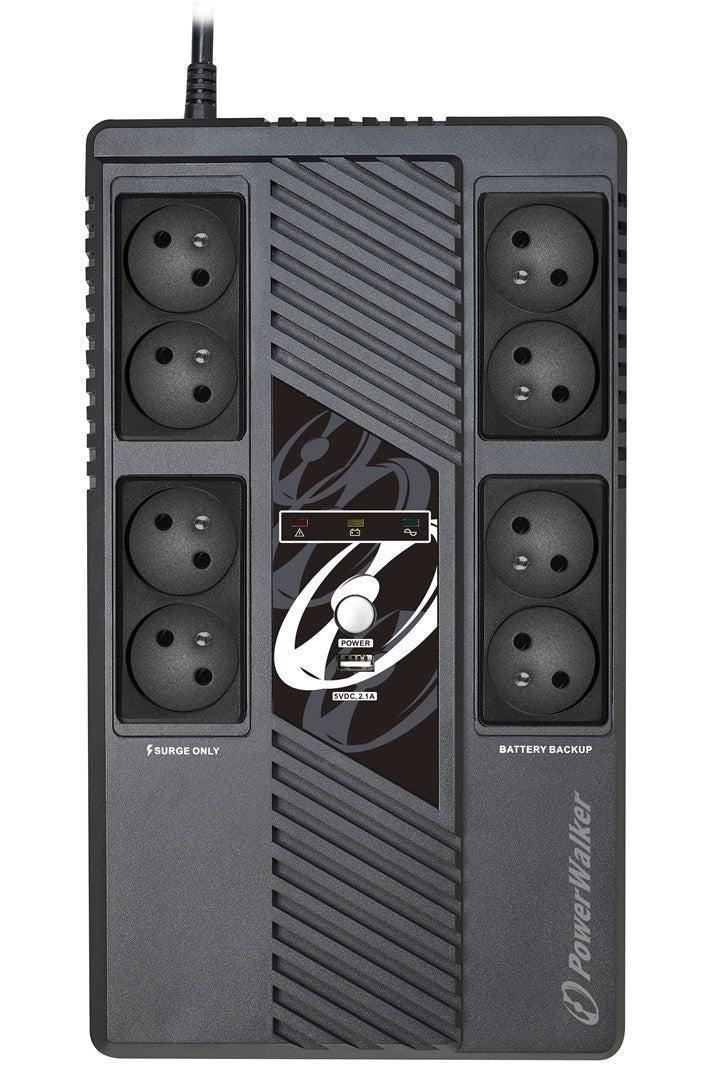 PowerWalker VI 800 MS FR Line-Interactive 800 VA 480 W 8 AC outlet(s)