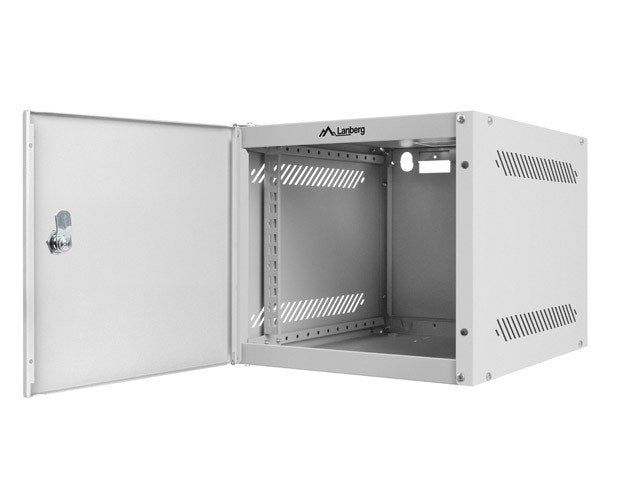 Lanberg Rack Wall Cabinet 10" 4U/280X310 Metal Door Grey WF10-2304-00S
