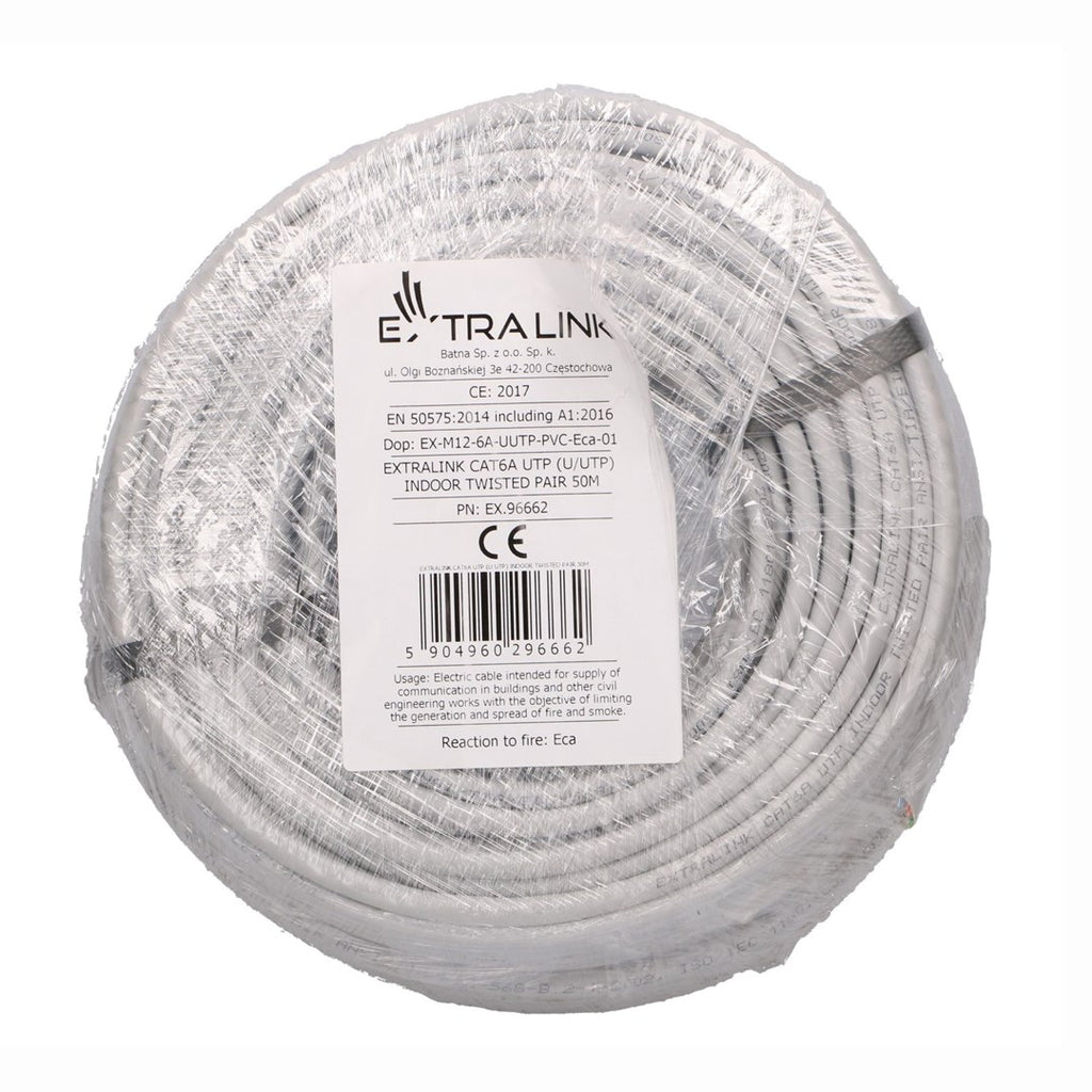 Extralink Network Cable CAT6A UTP 50 m EX.96662