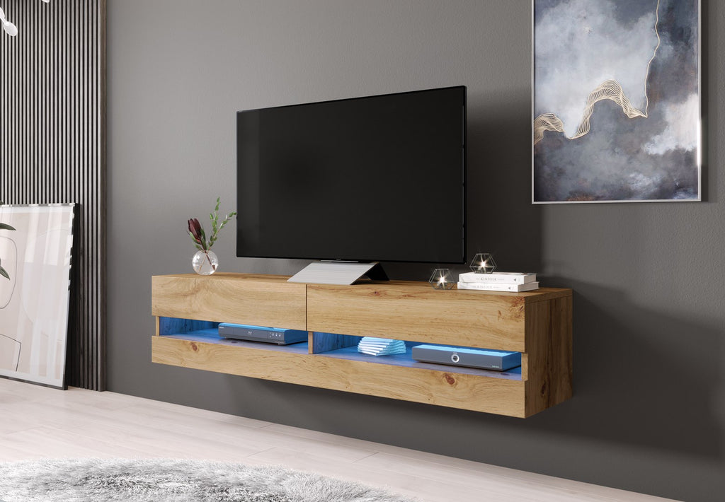 Cama VIGO NEW TV Stand 180x30x40 Wotan Oak