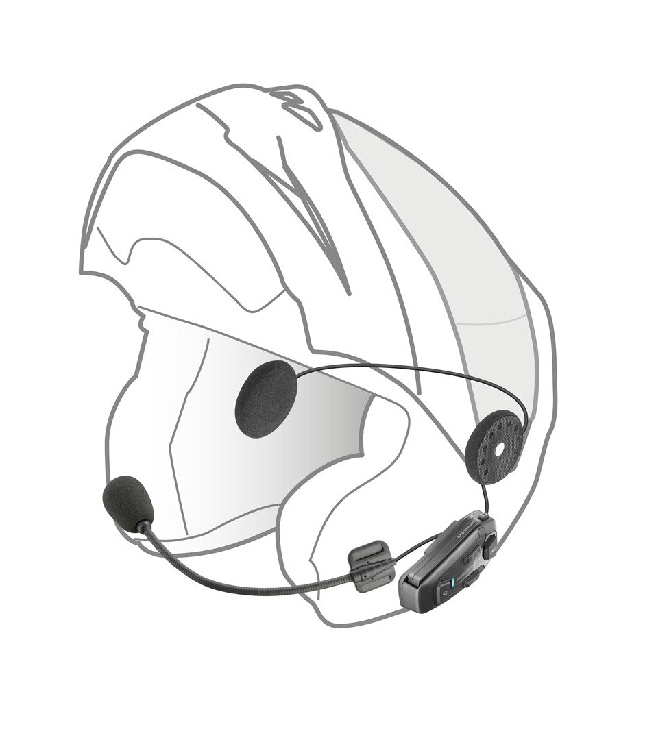 INTERPHONE U-COM 8R Motorbike Intercom, Bluetooth 5.2