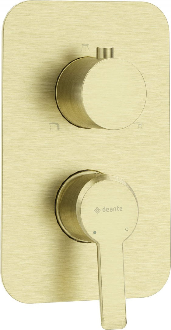 Deante External Element for Concealed Mixer BOX Brass Brushed Gold Arnika BXYRQAM