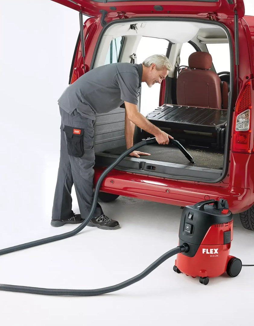 Flex VC 21 L MC Vacuum Cleaner Black Red 1000W