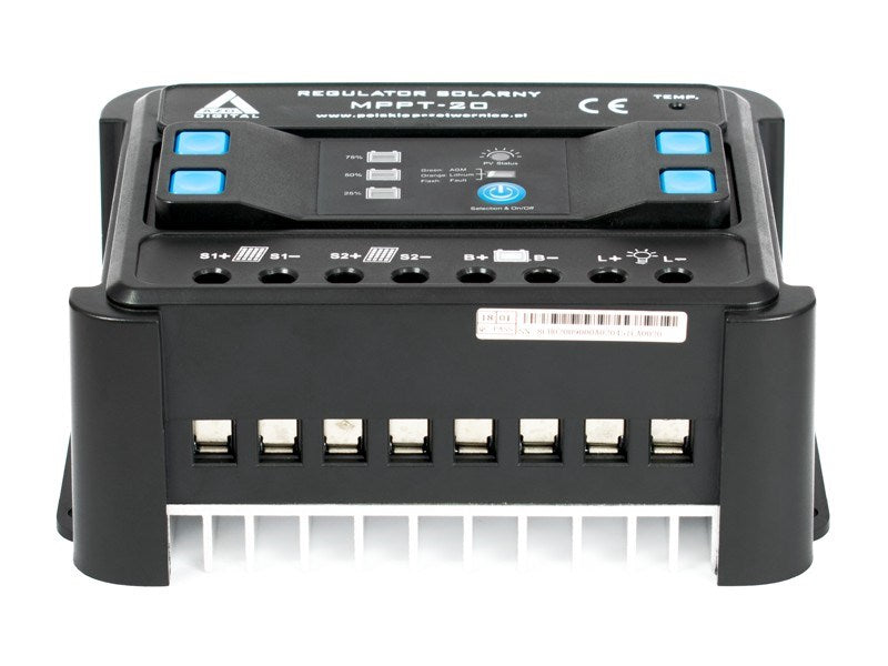 Solar MPPT charge controller AZO Digital 12/24 - 20A