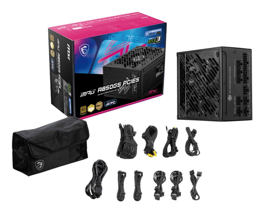 MSI MPG A850GS Power Supply 850W ATX Black