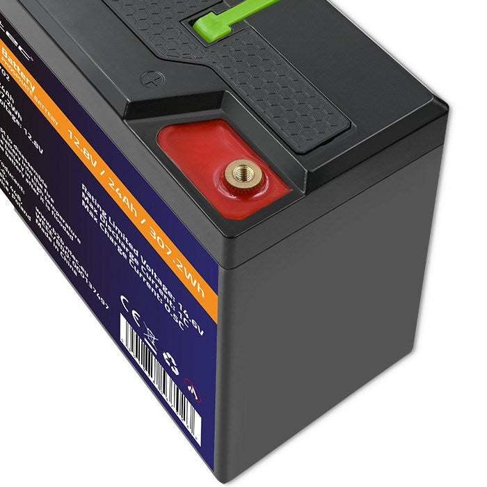 Qoltec LiFePO4 Lithium Battery 12.8V 24Ah BMS 307.2Wh