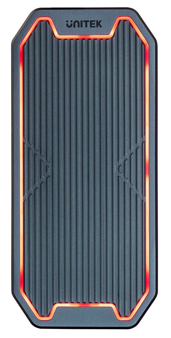 Unitek M.2 SSD NVMe/SATA 10Gbps RGB Enclosure