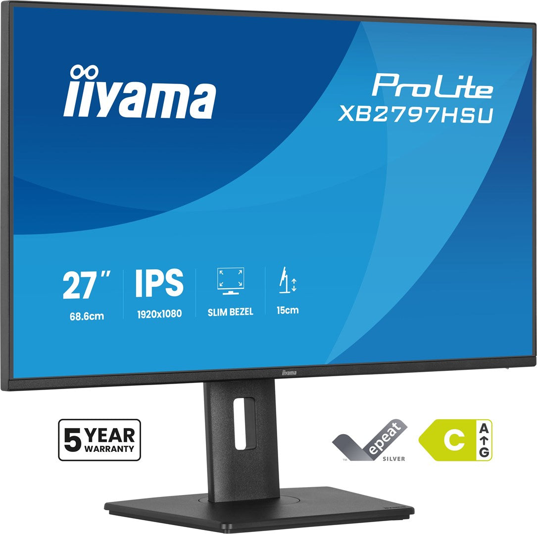 iiyama ProLite XB2797HSU-B1 27" Full HD LED Monitor Black