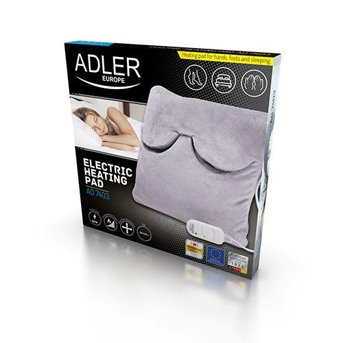 Adler Electric Heating Pad AD 7403 2 Levels Washable Grey