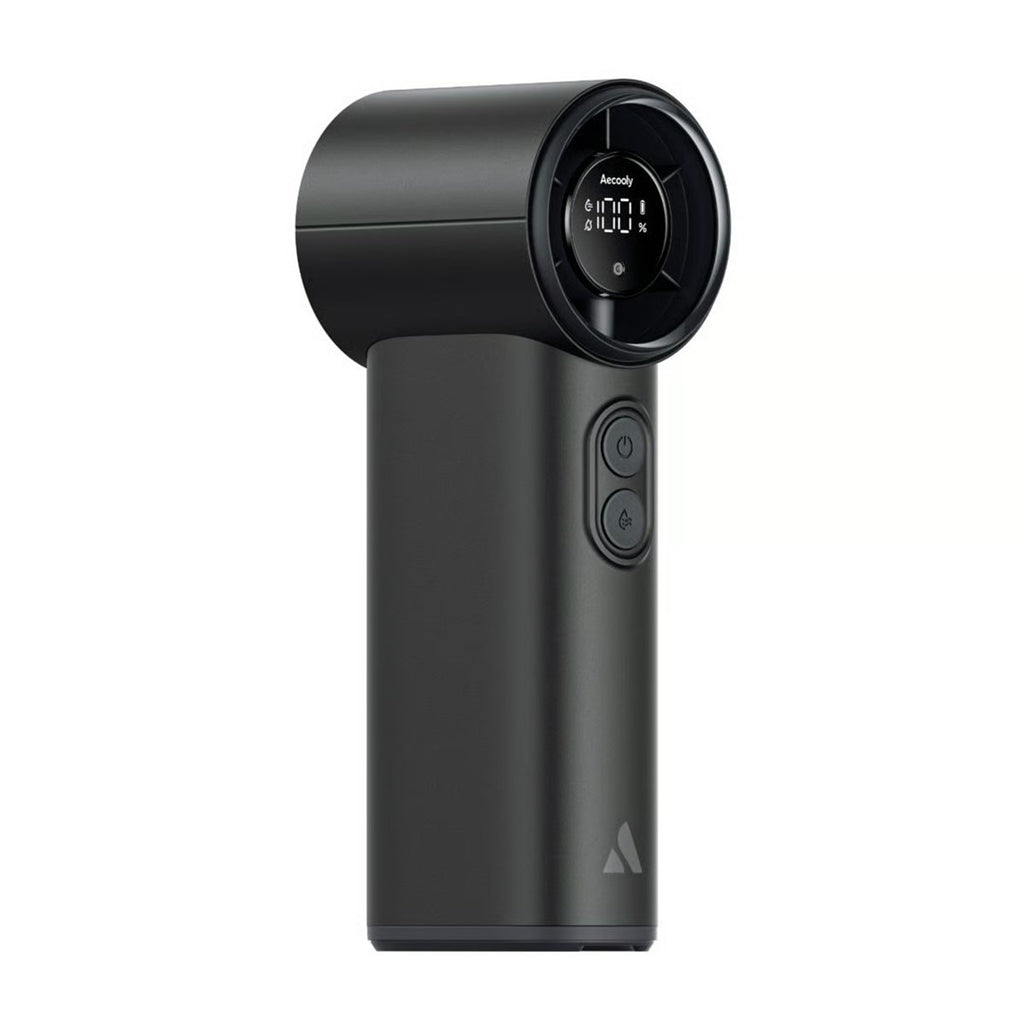 AECOOLY COLD Air Pro Handheld Fan - 470 g, 100 Speeds, Model PM02-BK