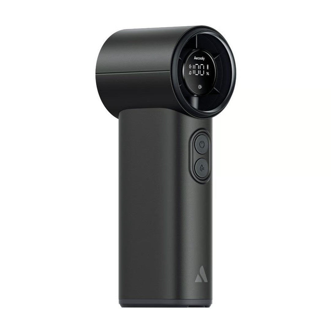 AECOOLY COLD Air Pro Handheld Fan - 470 g, 100 Speeds, Model PM02-BK