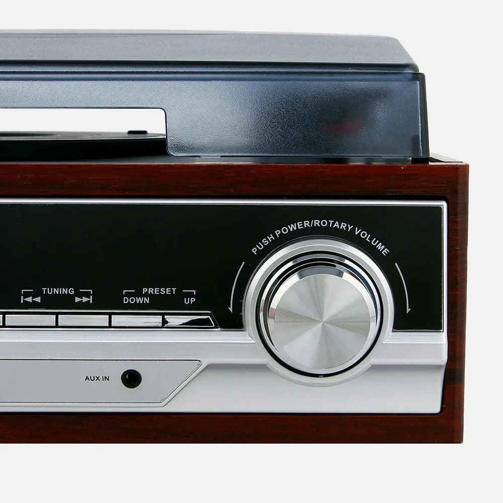 Camry Premium CR1113 Belt-Drive Audio Turntable Black Chrome