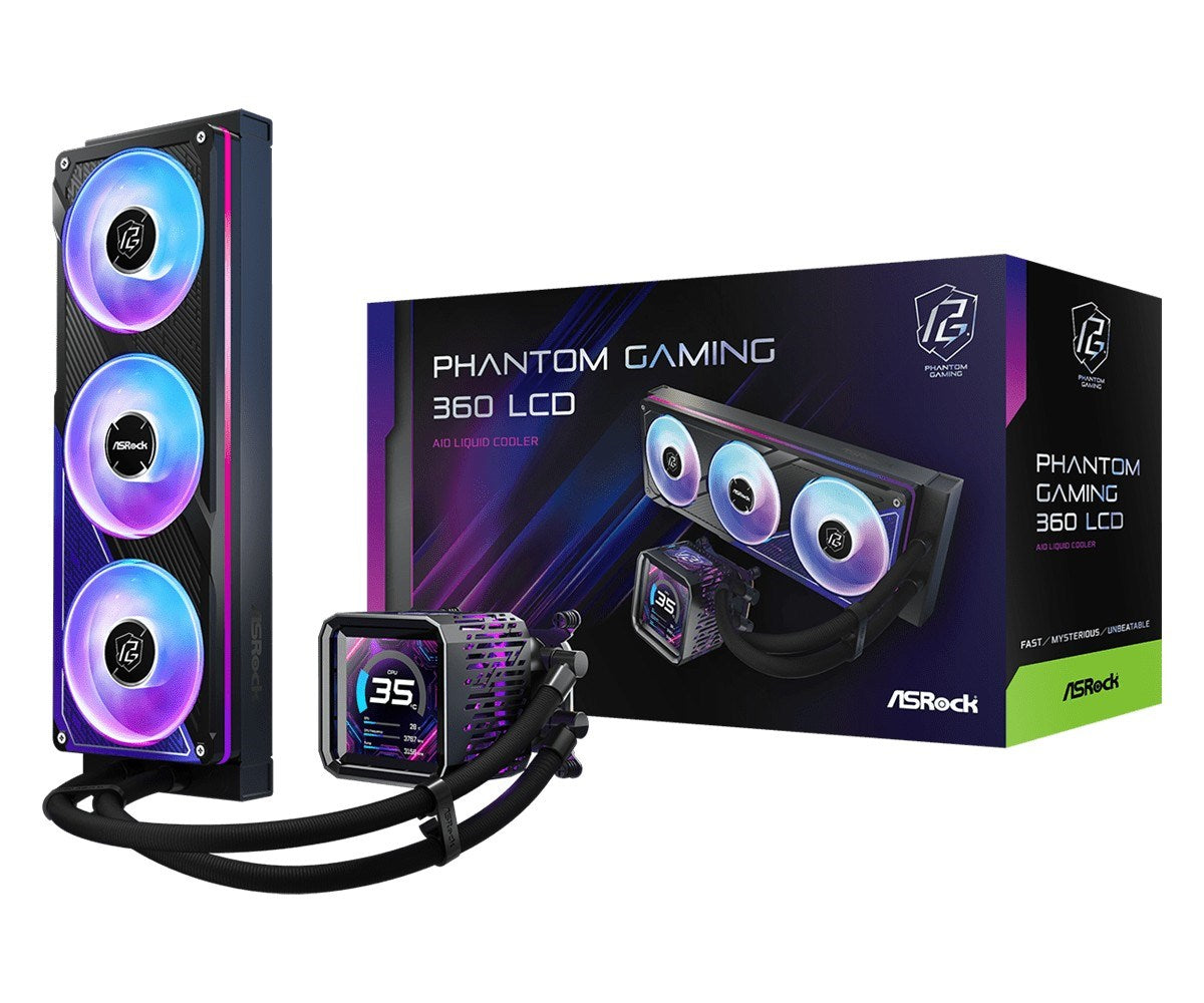ASRock Phantom Gaming 360 LCD Cooling System