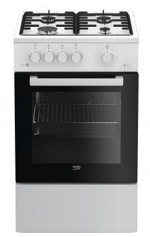 Beko Freestanding Cooker FSG52020FW 4 Gas Zones 60 L 41000 g White