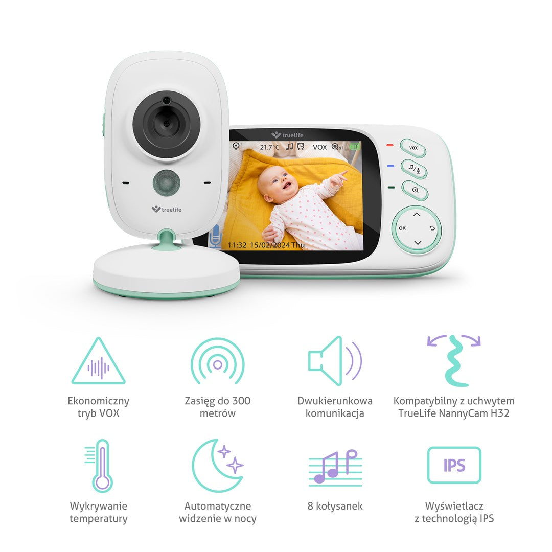 TrueLife NannyCam H32 Pro baby monitor