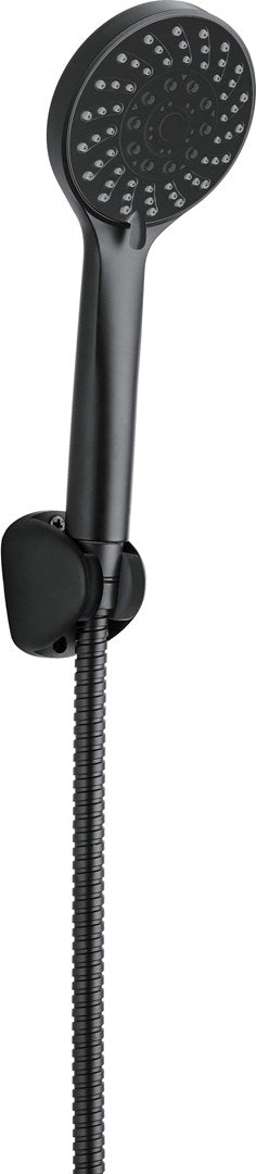 Deante Point Shower Set Black Wall-Mounted 5-Function