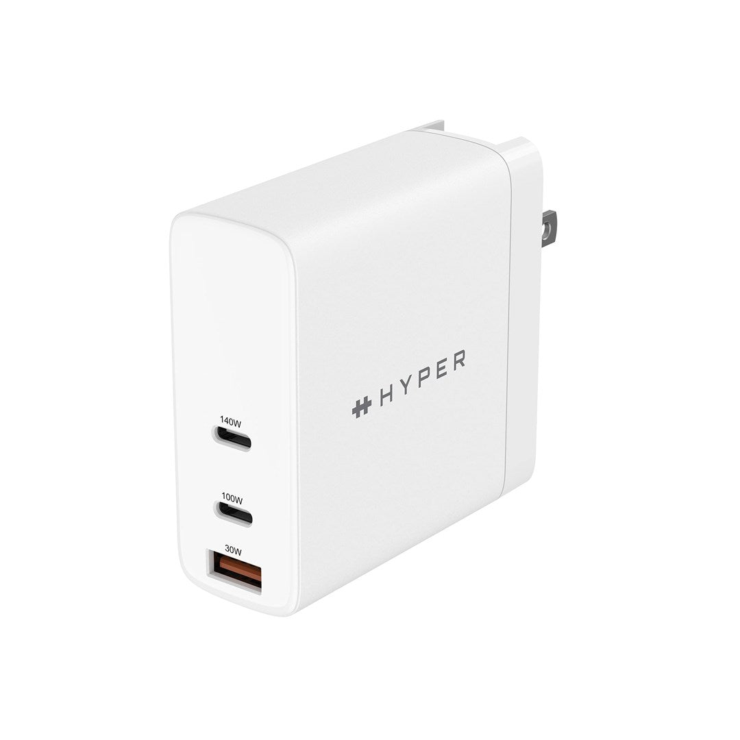 HYPER HJG140WW Mobile Device Charger, White, Indoor