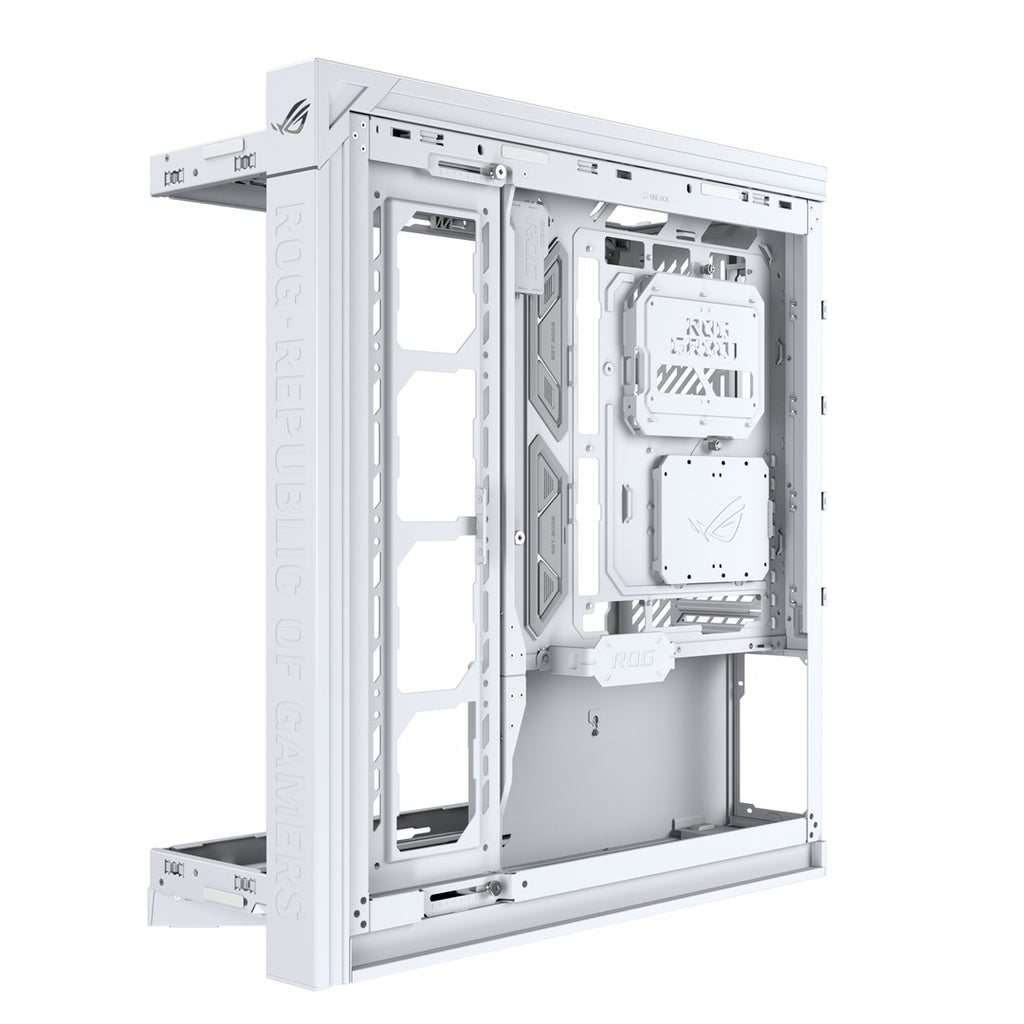 ASUS ROG CRONOX GR801 CURVE TG ARGB White Midi Tower