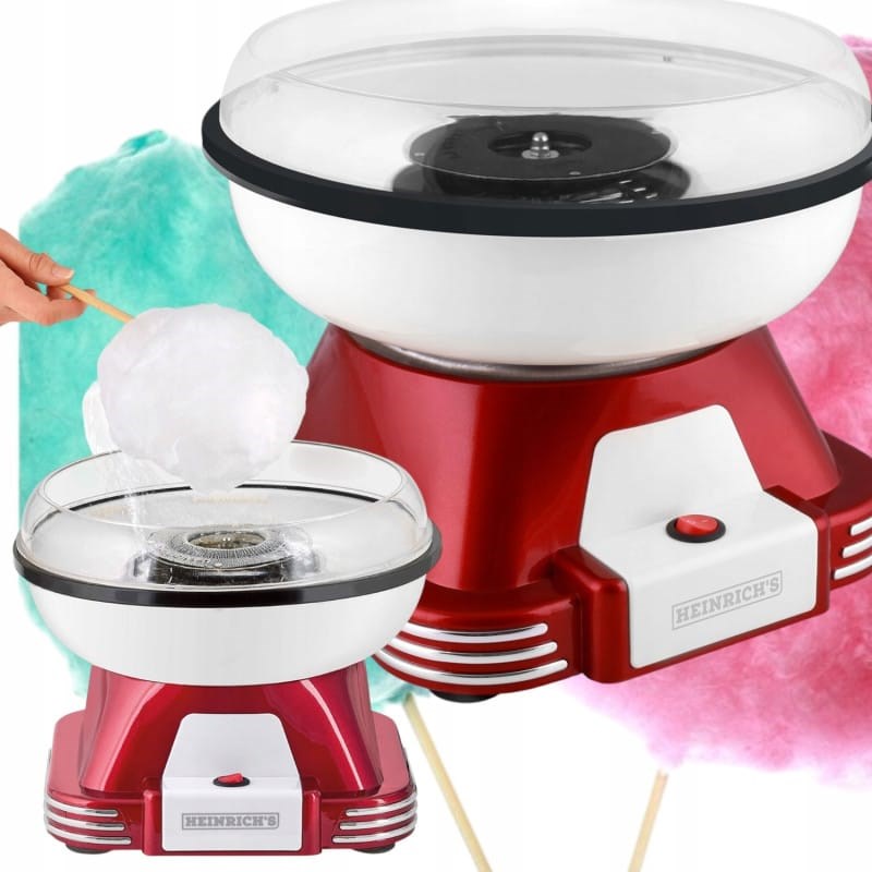 HEINRICH'S HZW 8322 Cotton candy machine White  Red