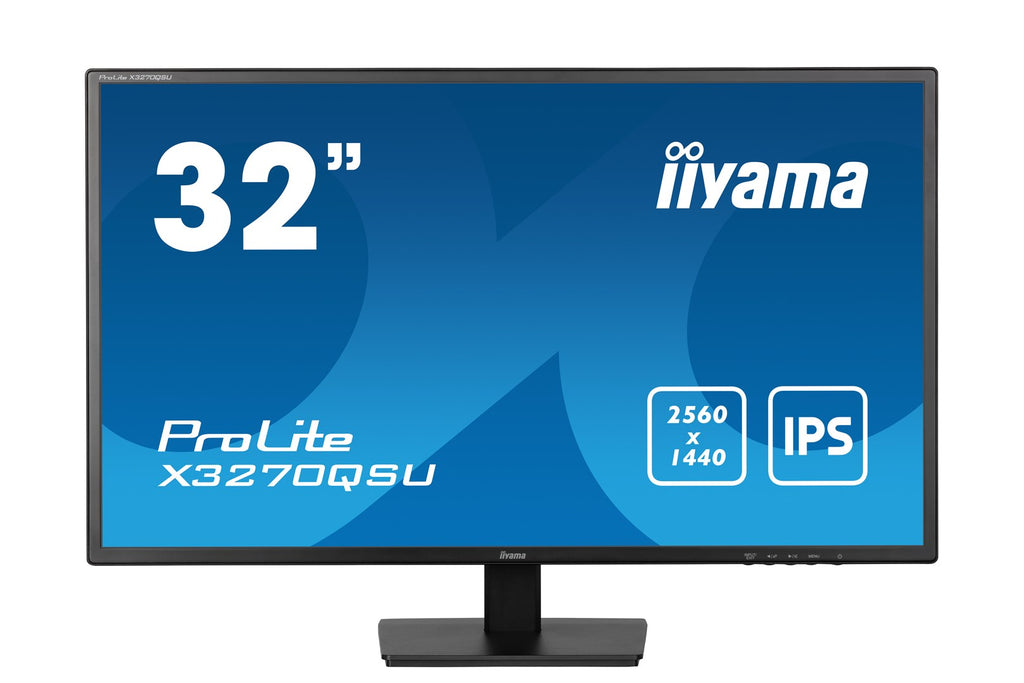 iiyama ProLite X3270QSU-B1 Monitor - 32 inch - 2560 x 1440 pixels - Black