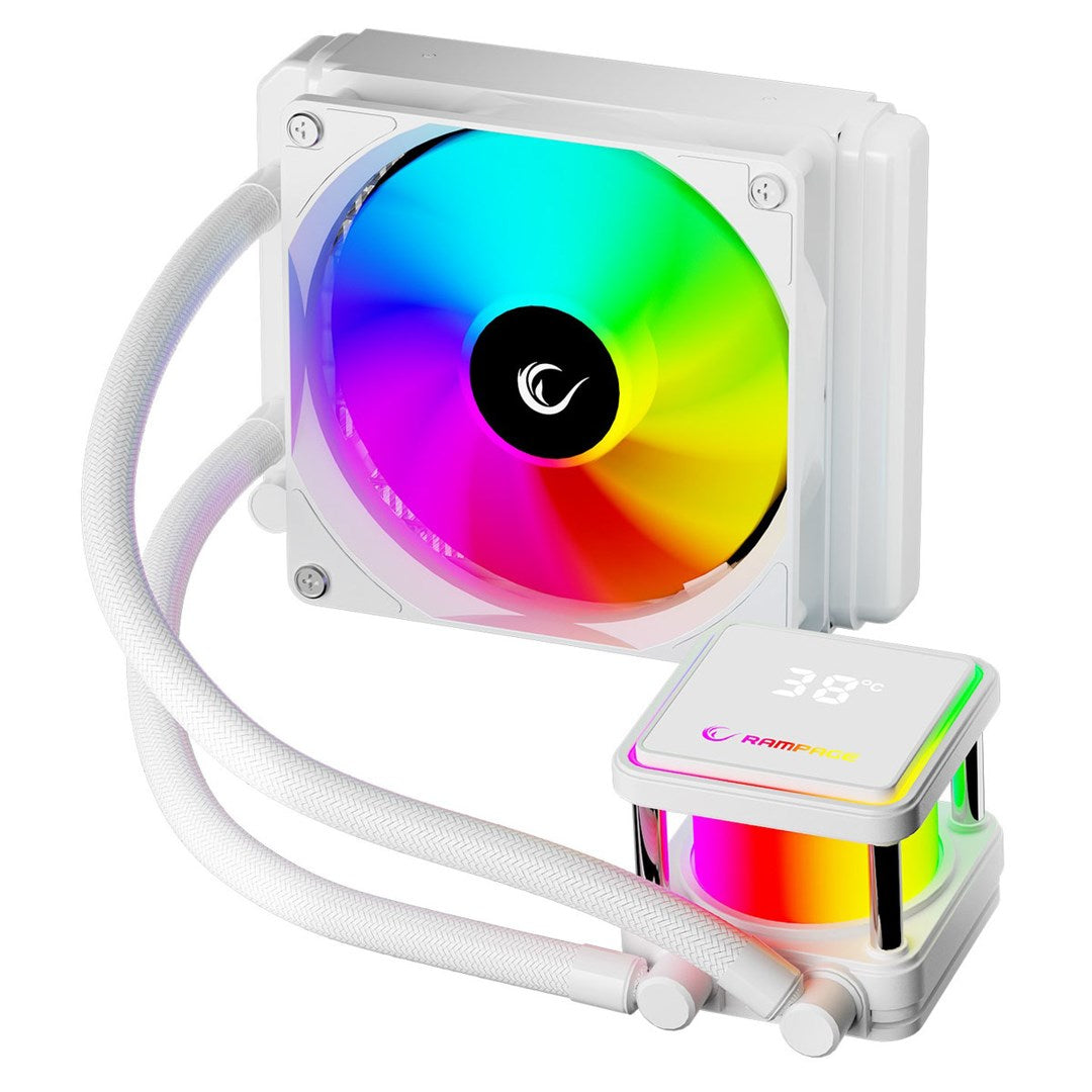 RAMPAGE INFINITE V120 Water Cooling Kit – White